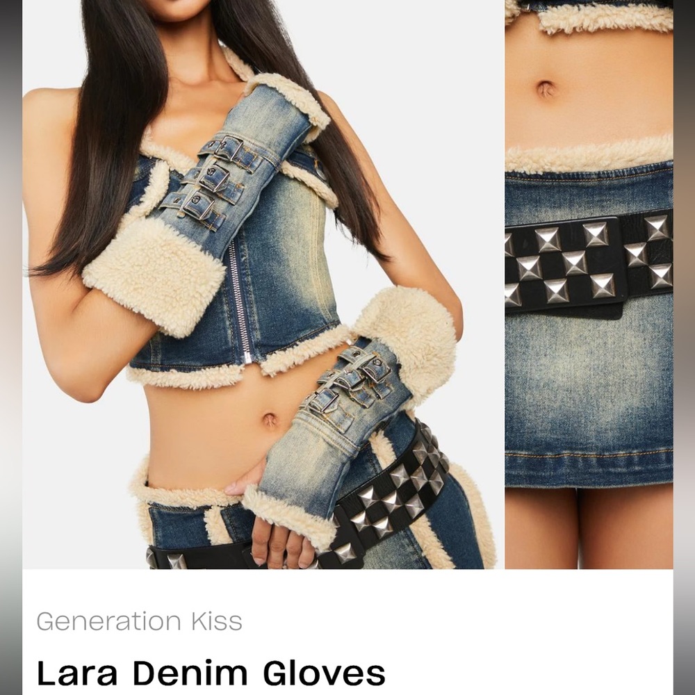 !! ISO !! LOOKING FOR GENERATION KISS DENIM GLOVES !! - Picture 2 of 2